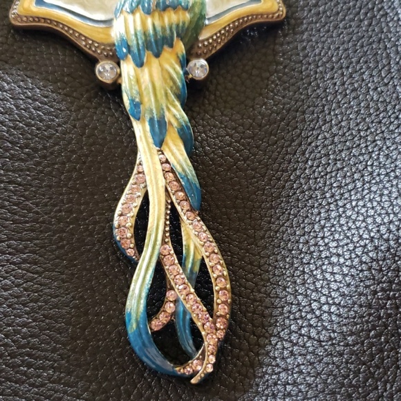 Antique elaborate handheld mirror - Picture 3 of 8